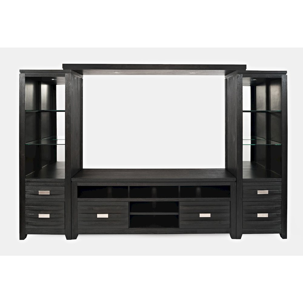 Altamonte Contemporary Entertainment Center with 70'' TV Console and LED Lights. Picture 1