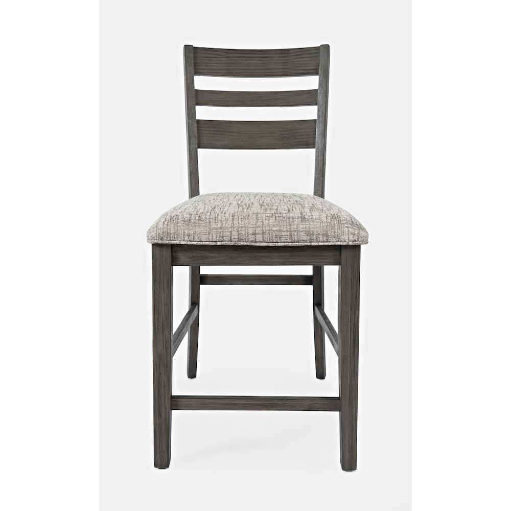 Altamonte Contemporary Ladderback Upholstered Counter Stool (Set of 2). Picture 2