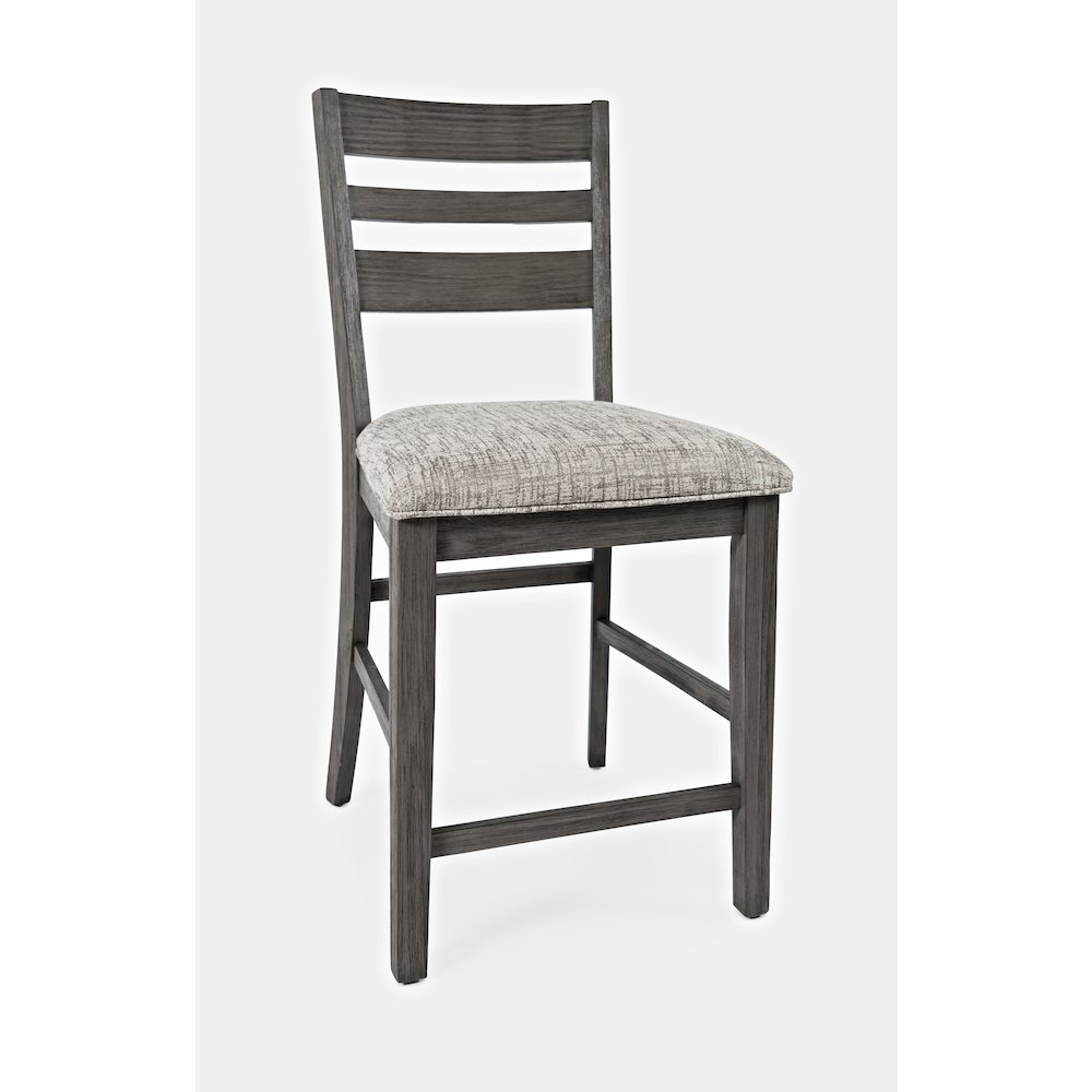 Altamonte Contemporary Ladderback Upholstered Counter Stool (Set of 2). Picture 4