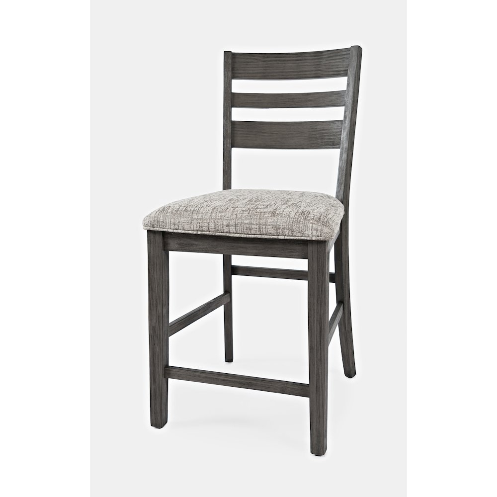 Altamonte Contemporary Ladderback Upholstered Counter Stool (Set of 2). Picture 3