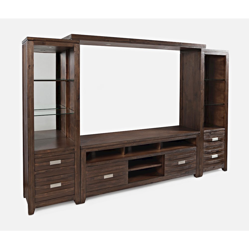 Altamonte Contemporary Entertainment Center with 70'' TV Console and LED Lights. Picture 3