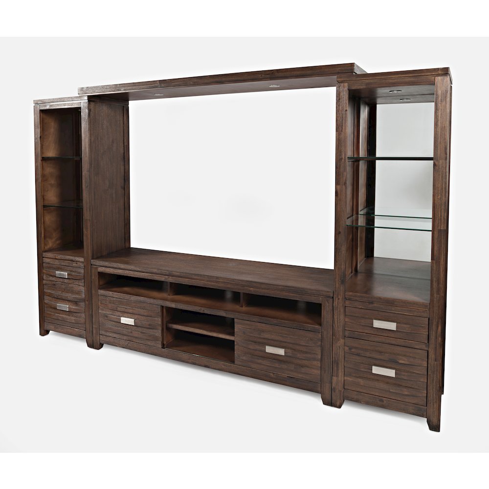 Altamonte Contemporary Entertainment Center with 70'' TV Console and LED Lights. Picture 2
