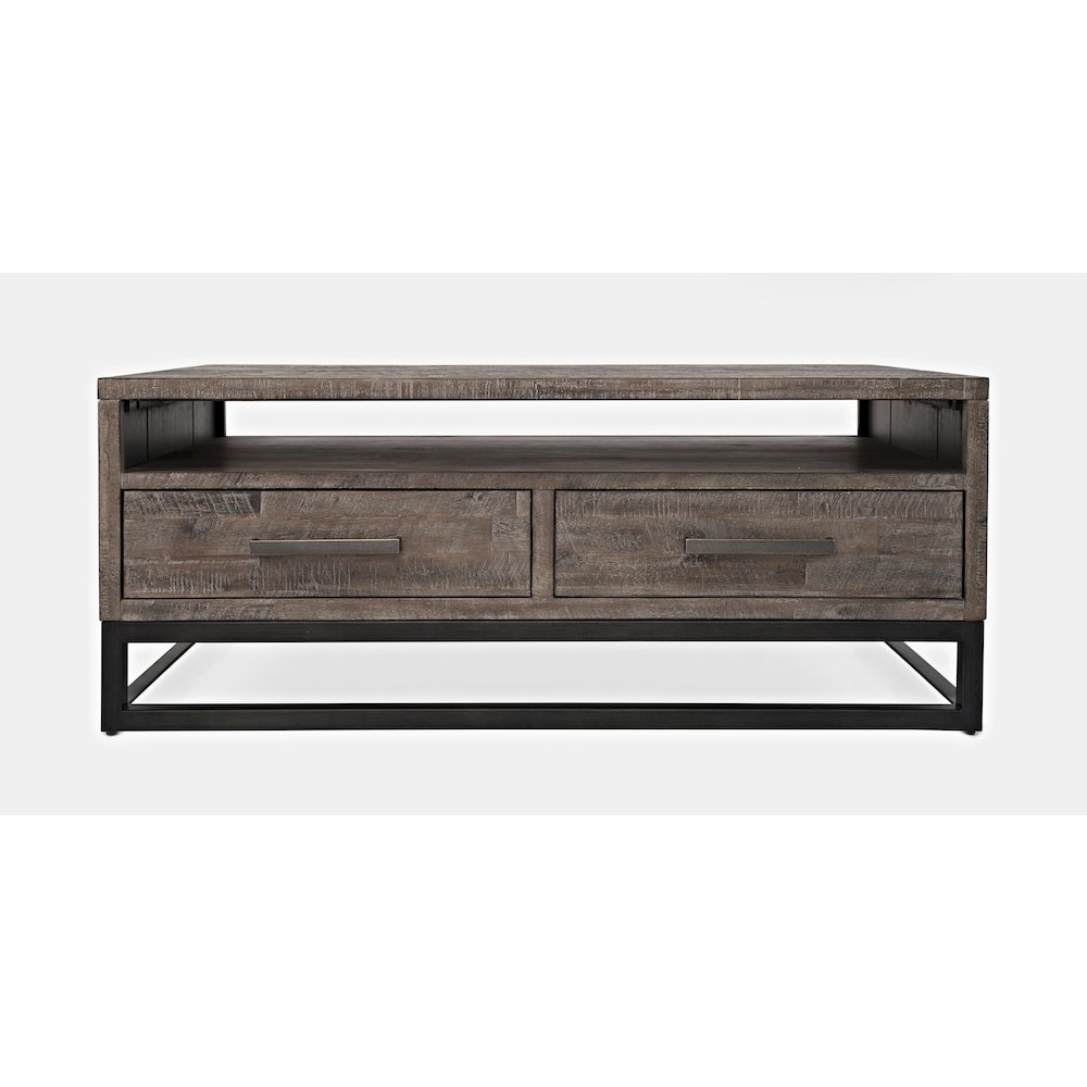 East Hampton Distressed 48" Solid Wood Coffee Table. Picture 1
