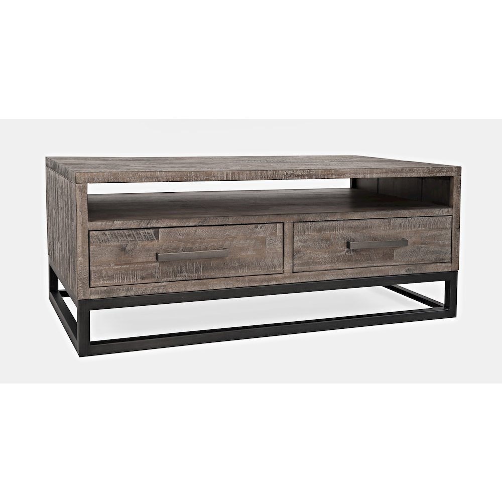 East Hampton Distressed 48" Solid Wood Coffee Table. Picture 2