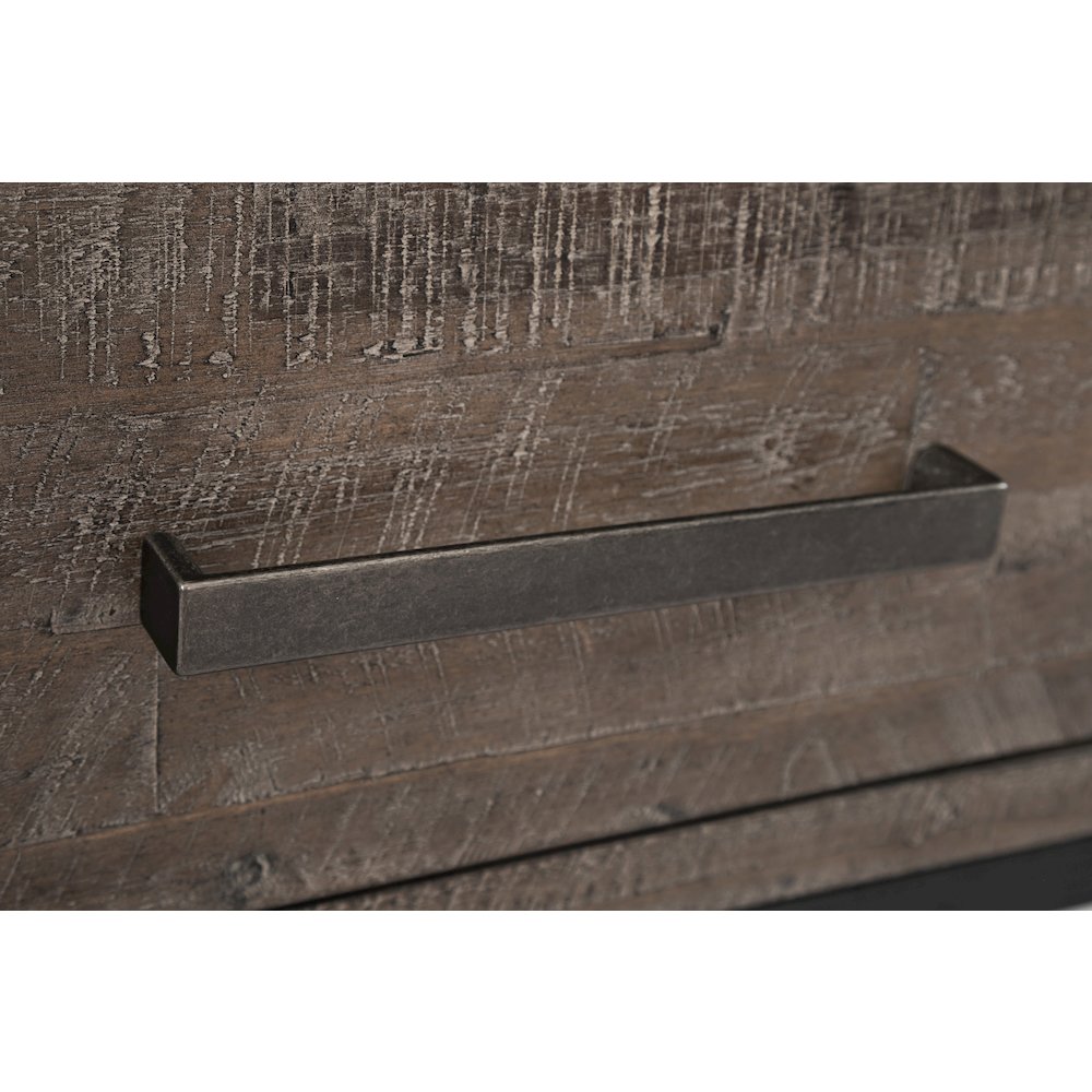 East Hampton Distressed Solid Wood End Table. Picture 5