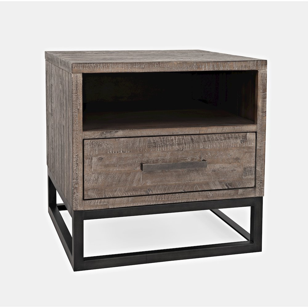 East Hampton Distressed Solid Wood End Table. Picture 3