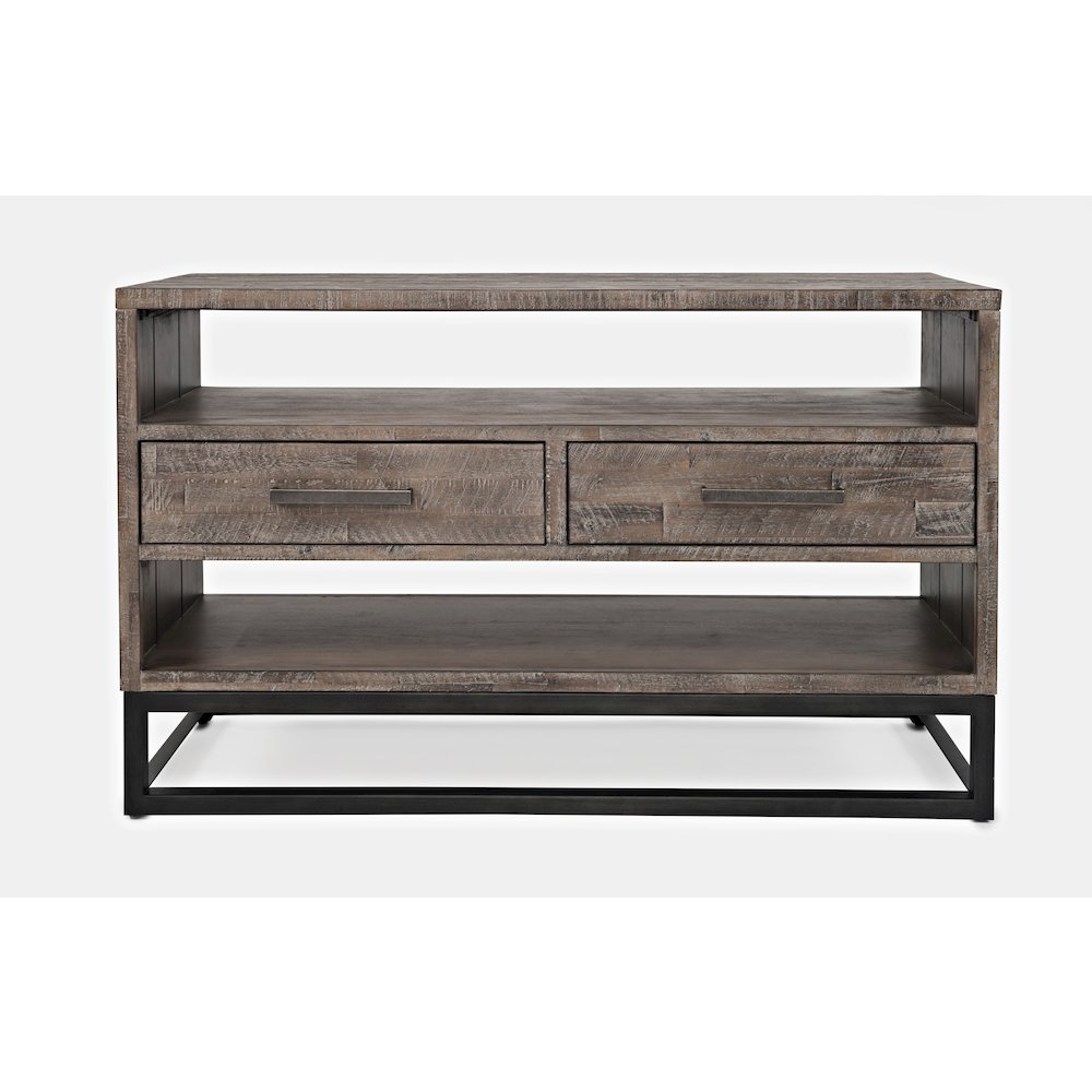 East Hampton Distressed Solid Wood Sofa Table. Picture 1