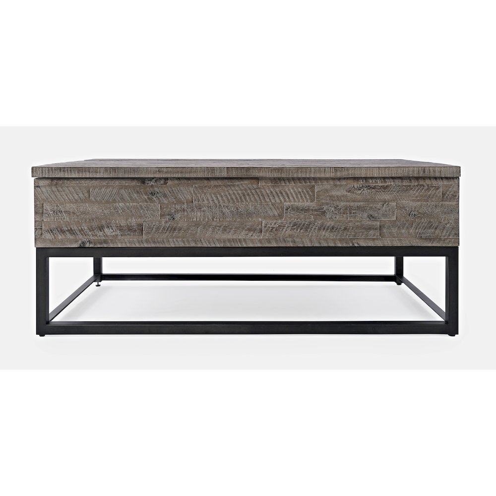 East Hampton Distressed Solid Wood Lift-Top Coffee Table. Picture 1