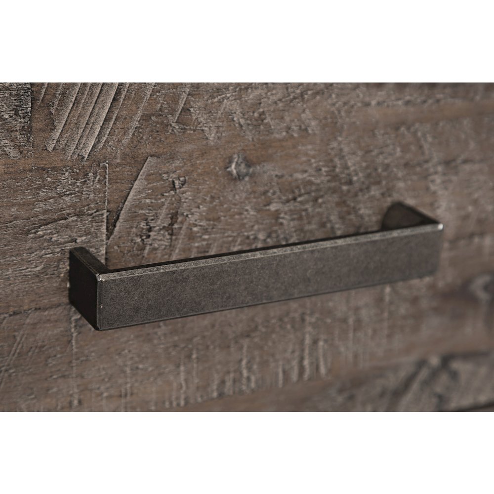 East Hampton Distressed Solid Wood USB Charging Chairside Table. Picture 6