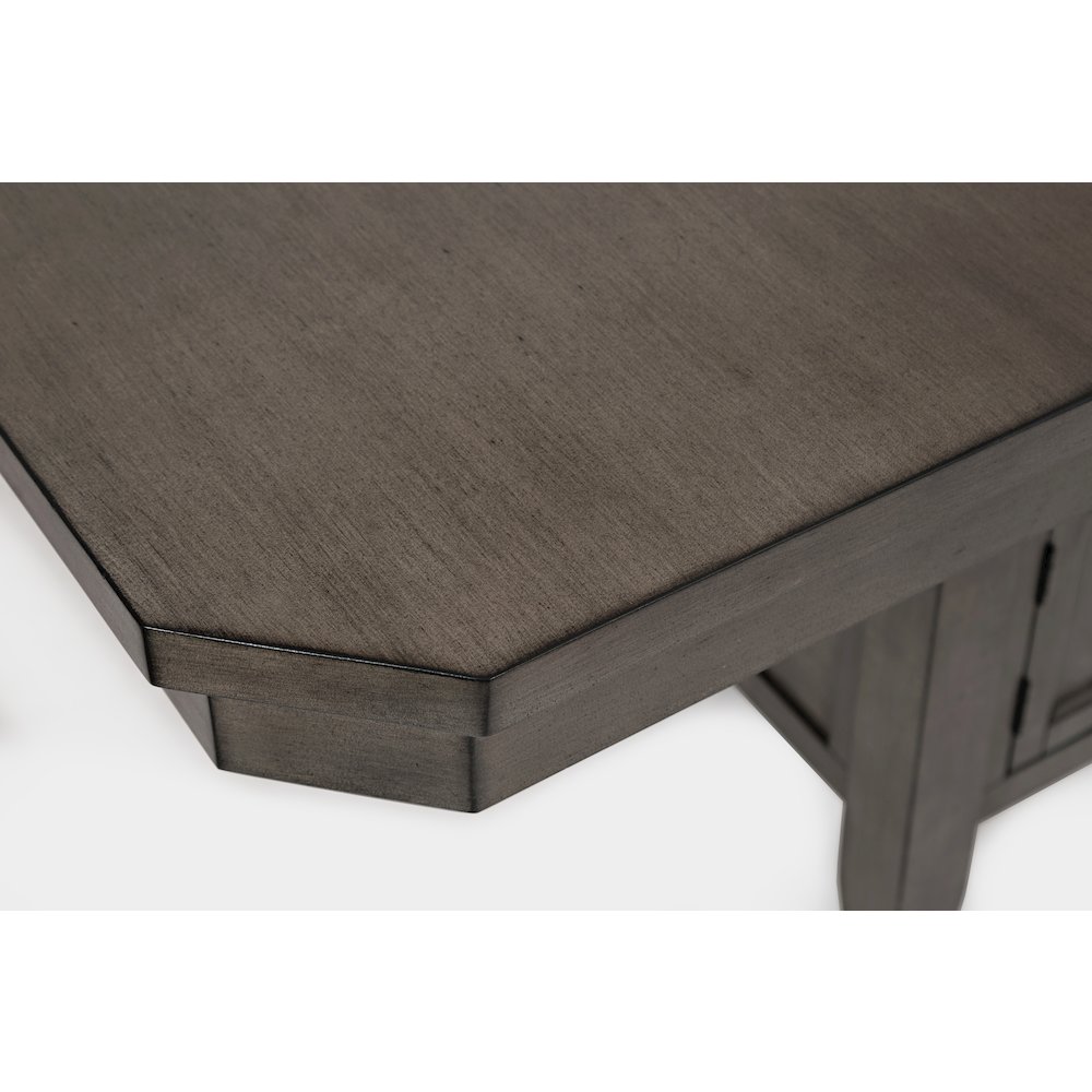 Manchester  Contemporary Adjustable Height 78" Rectangle Dining Table. Picture 3