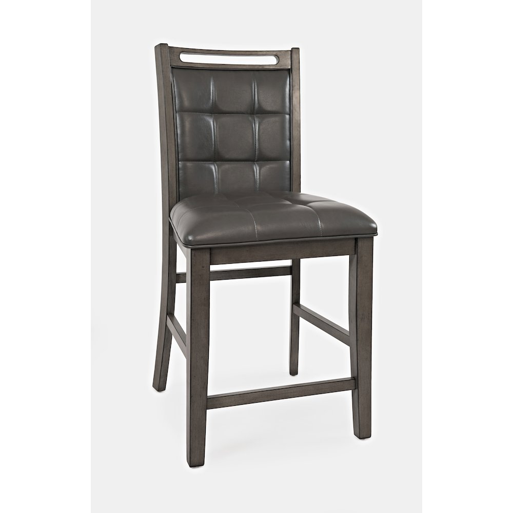 Manchester Contemporary Upholstered Counter Stool (Set of 2). Picture 2