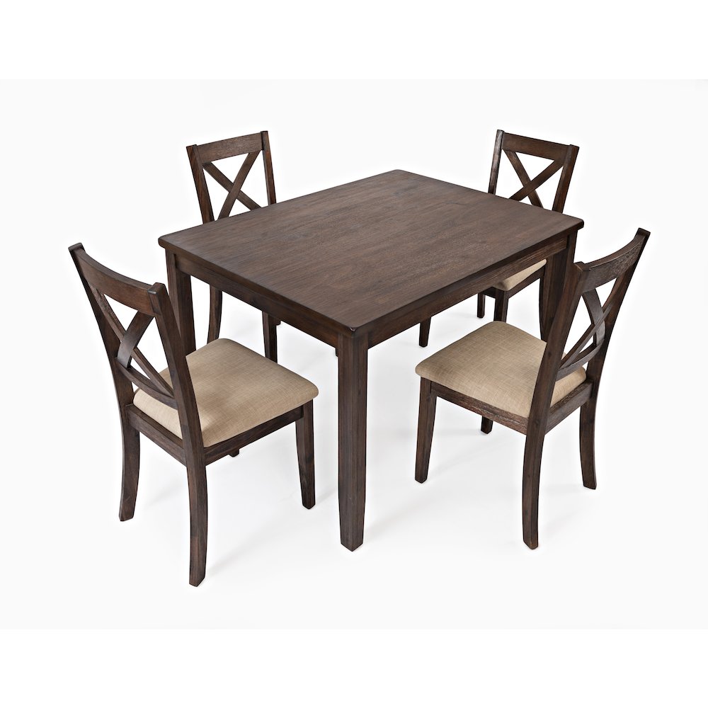 Walnut Creek 5 Piece Dining Set - Table with 4 Chairs. Picture 3