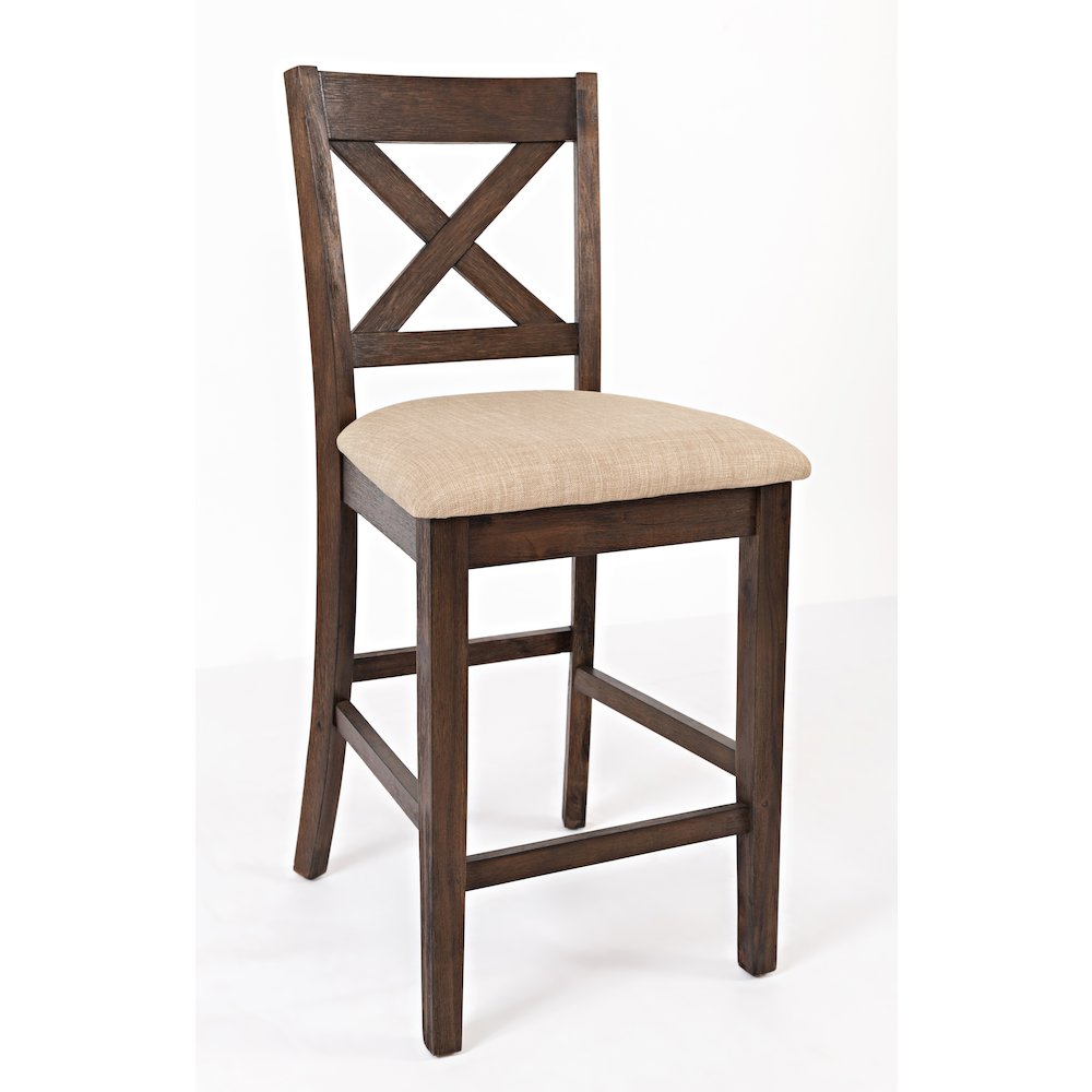 Walnut Creek 5 Piece Counter Height Dining Set - Table with 4 Stools. Picture 8