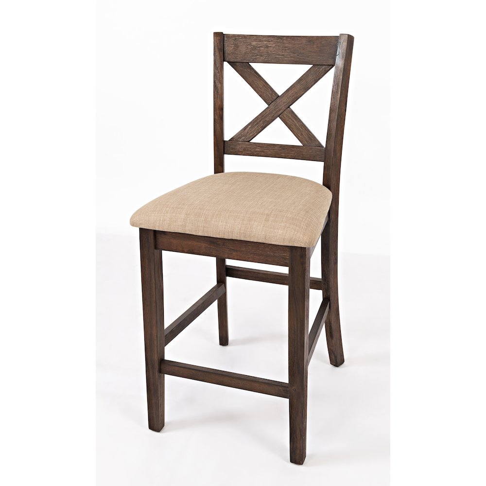 Walnut Creek 5 Piece Counter Height Dining Set - Table with 4 Stools. Picture 5