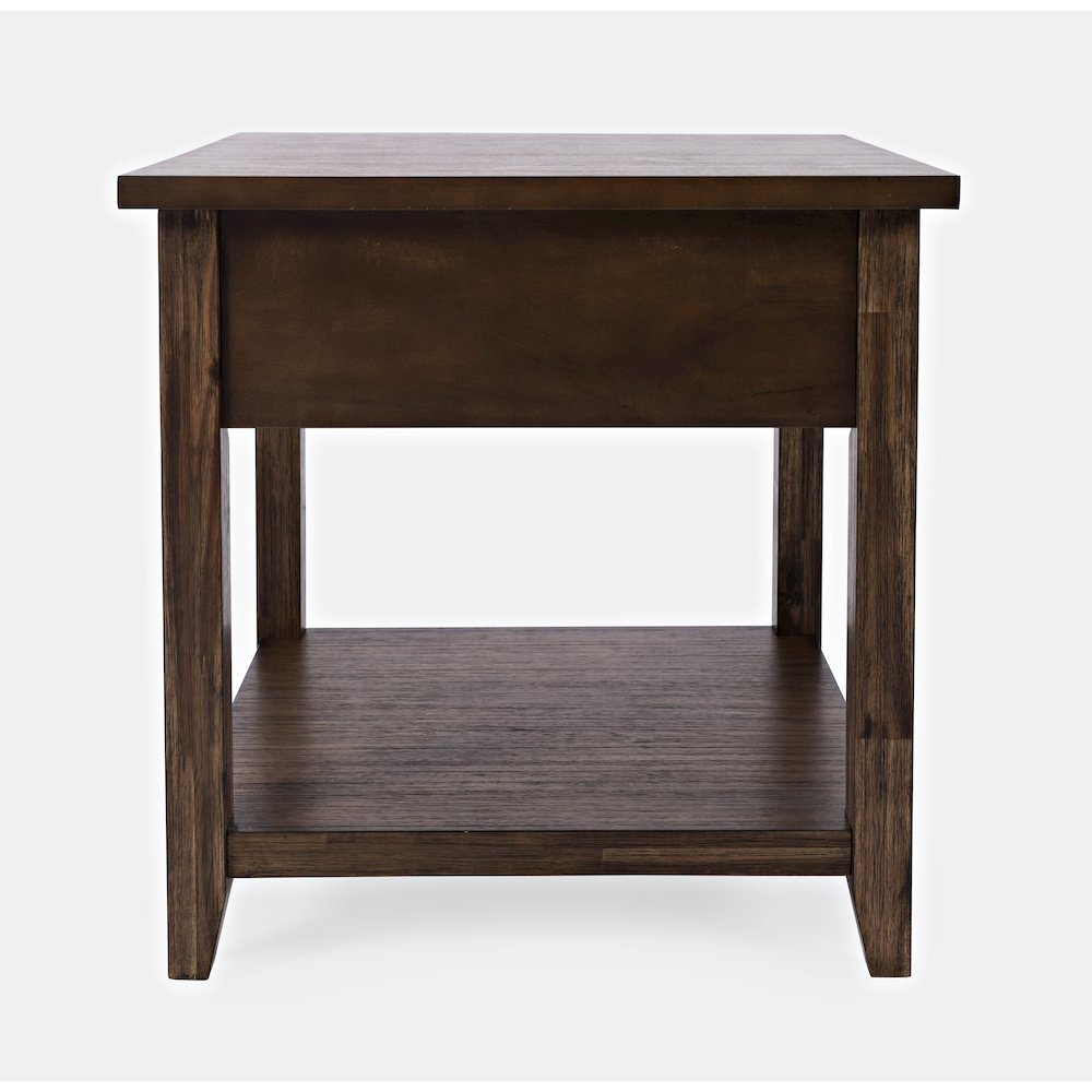 Bakersfield Mission Style  End Table with Drawer. Picture 7