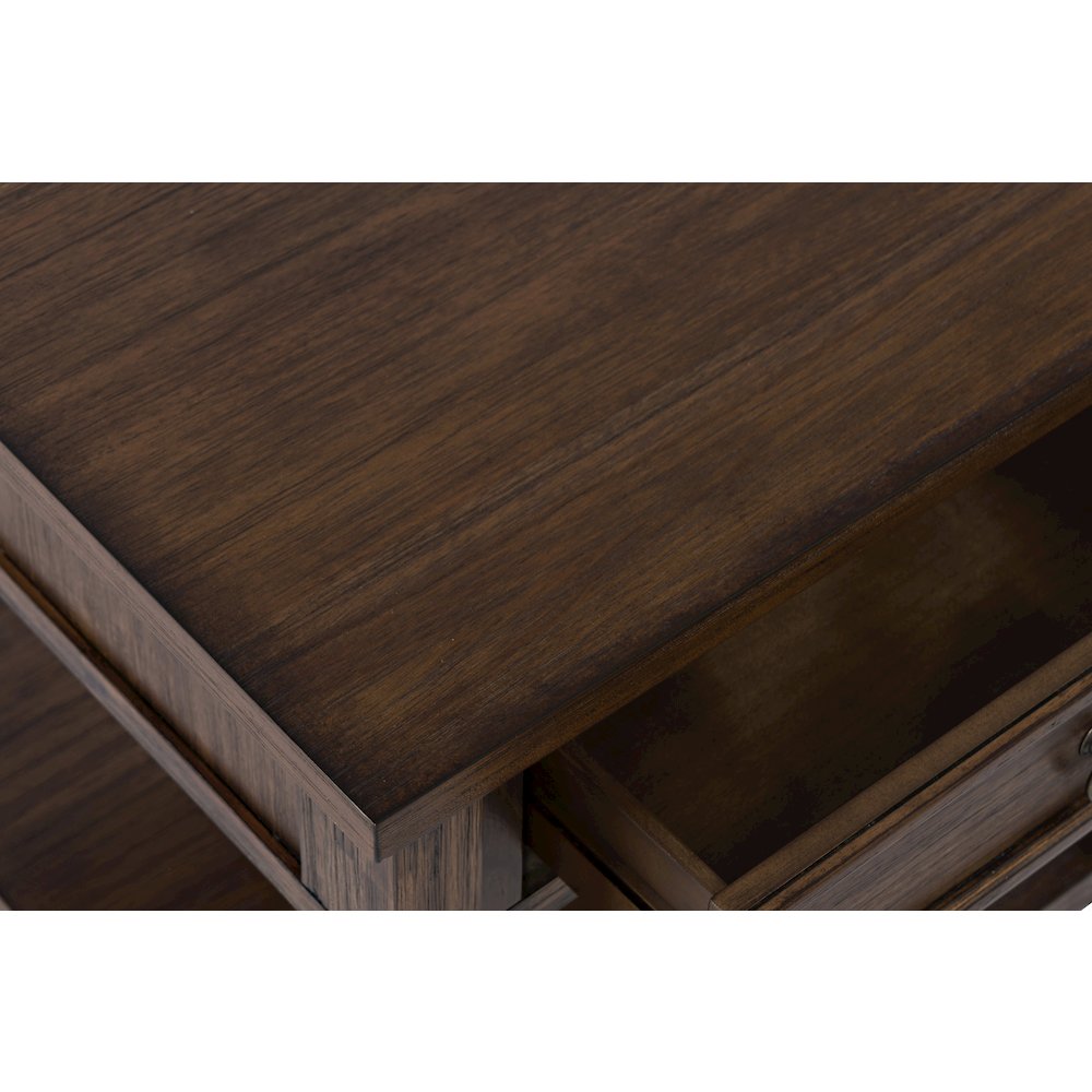 Bakersfield Mission Style  End Table with Drawer. Picture 5
