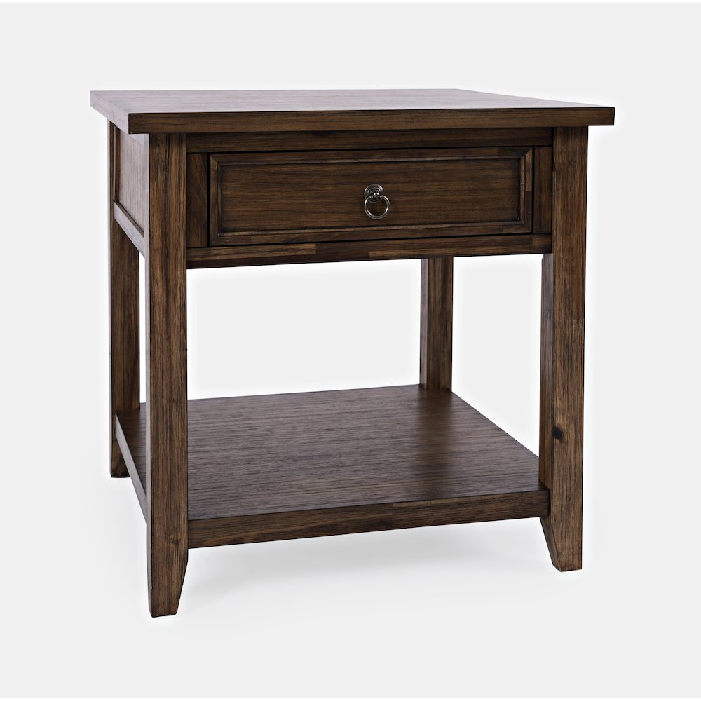 Bakersfield Mission Style  End Table with Drawer. Picture 3