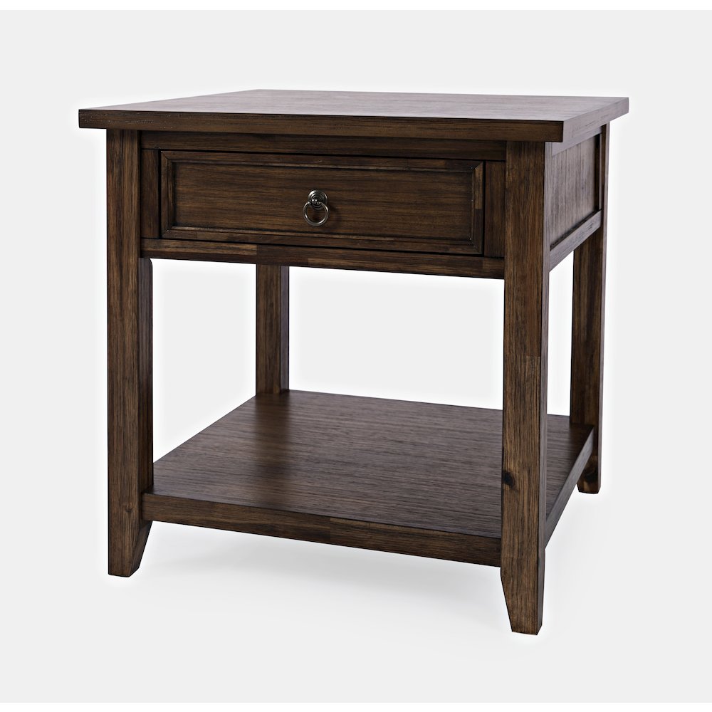 Bakersfield Mission Style  End Table with Drawer. Picture 2