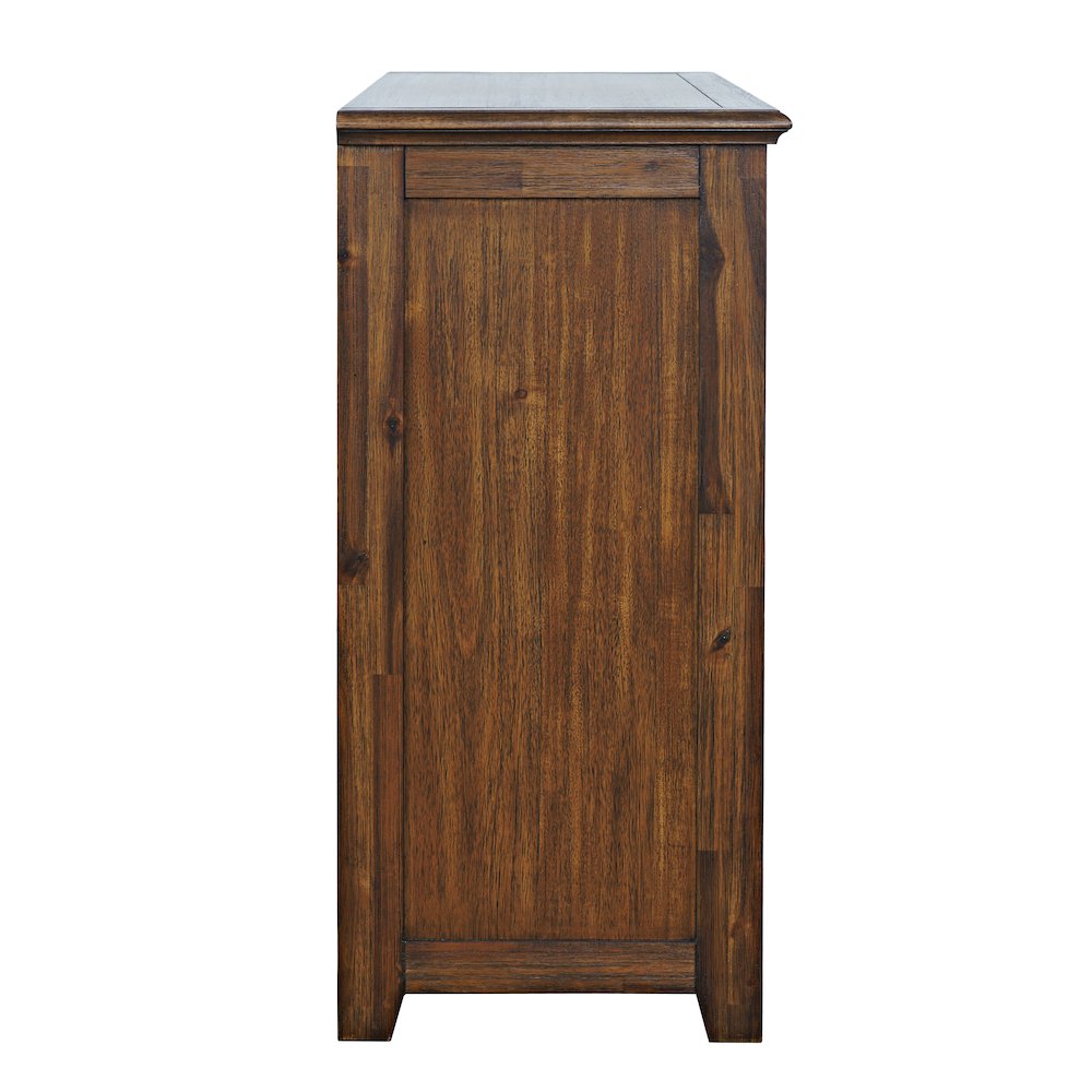 Traditional Rustic 32" Electric Fireplace Wire Brushed Console TV Stand. Picture 8