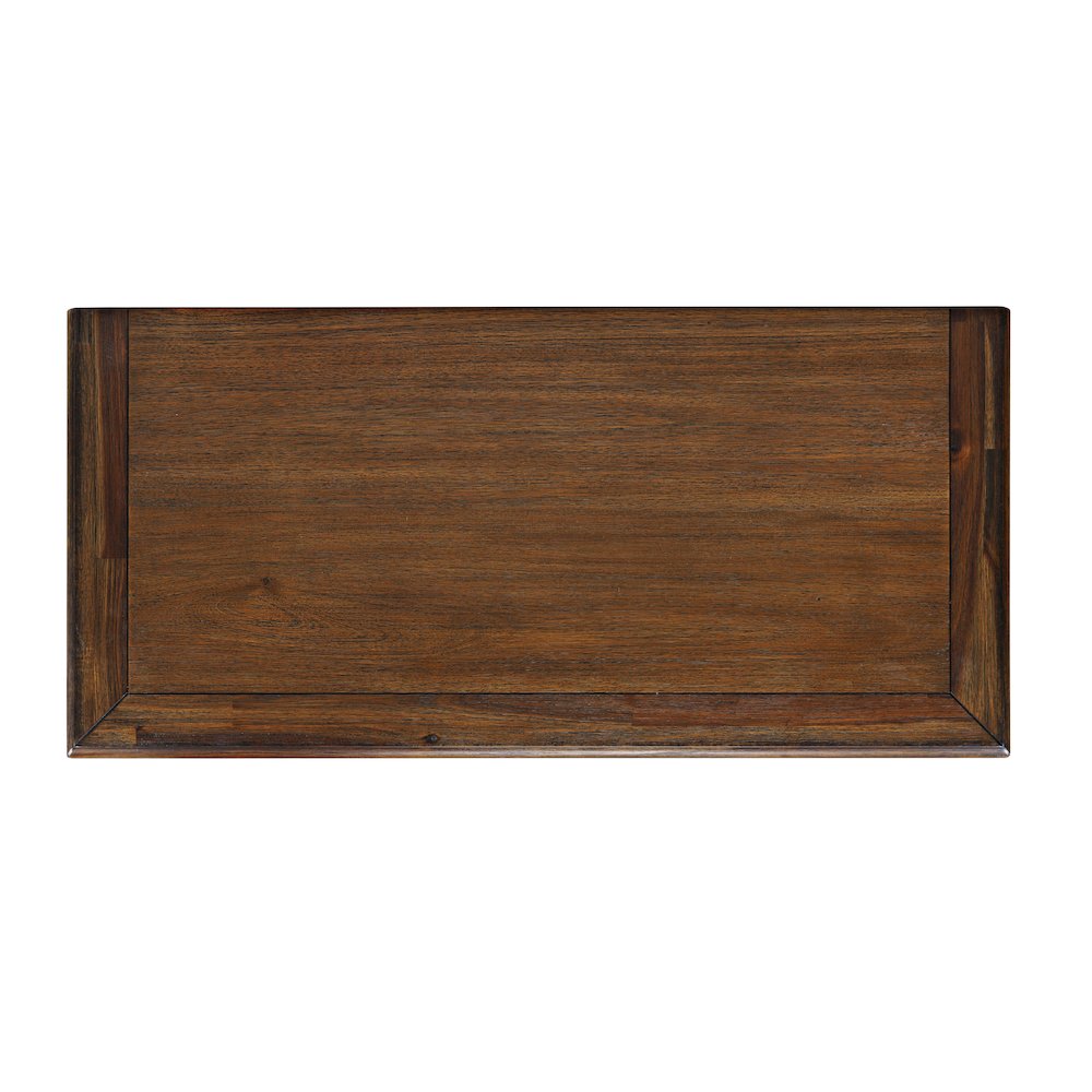 Traditional Rustic 32" Electric Fireplace Wire Brushed Console TV Stand. Picture 6