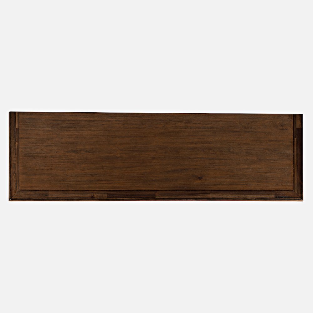 Transitional Rustic 60" Storage Console TV Stand with Electric Fireplace. Picture 6