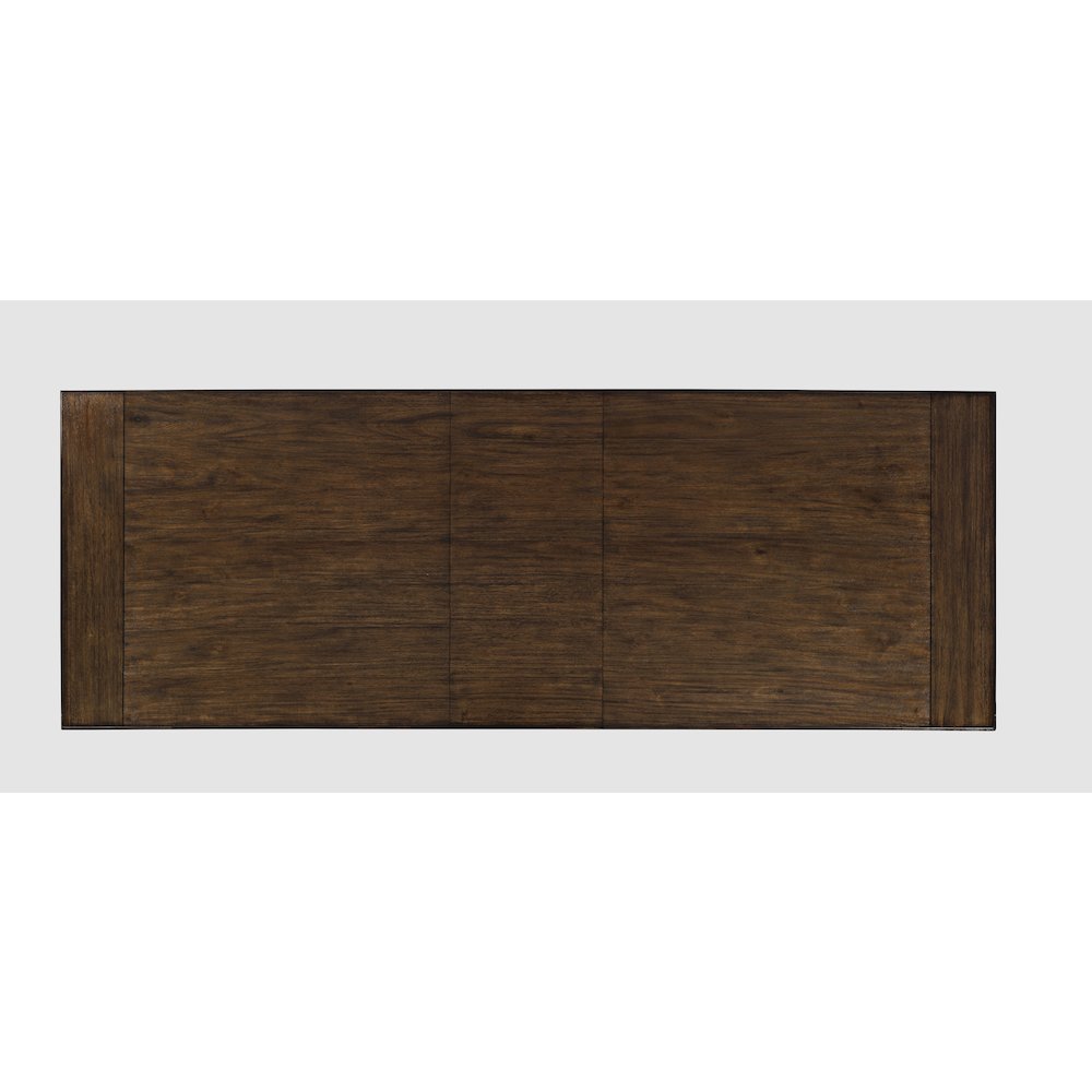 Bakersfield Mission Style  110'' Dining Table with Extension. Picture 6