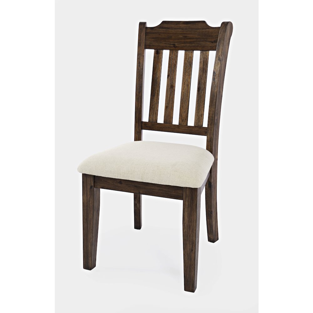 Bakersfield Mission Style  Slatback Solid Acacia Dining Chair (Set of 2). Picture 2