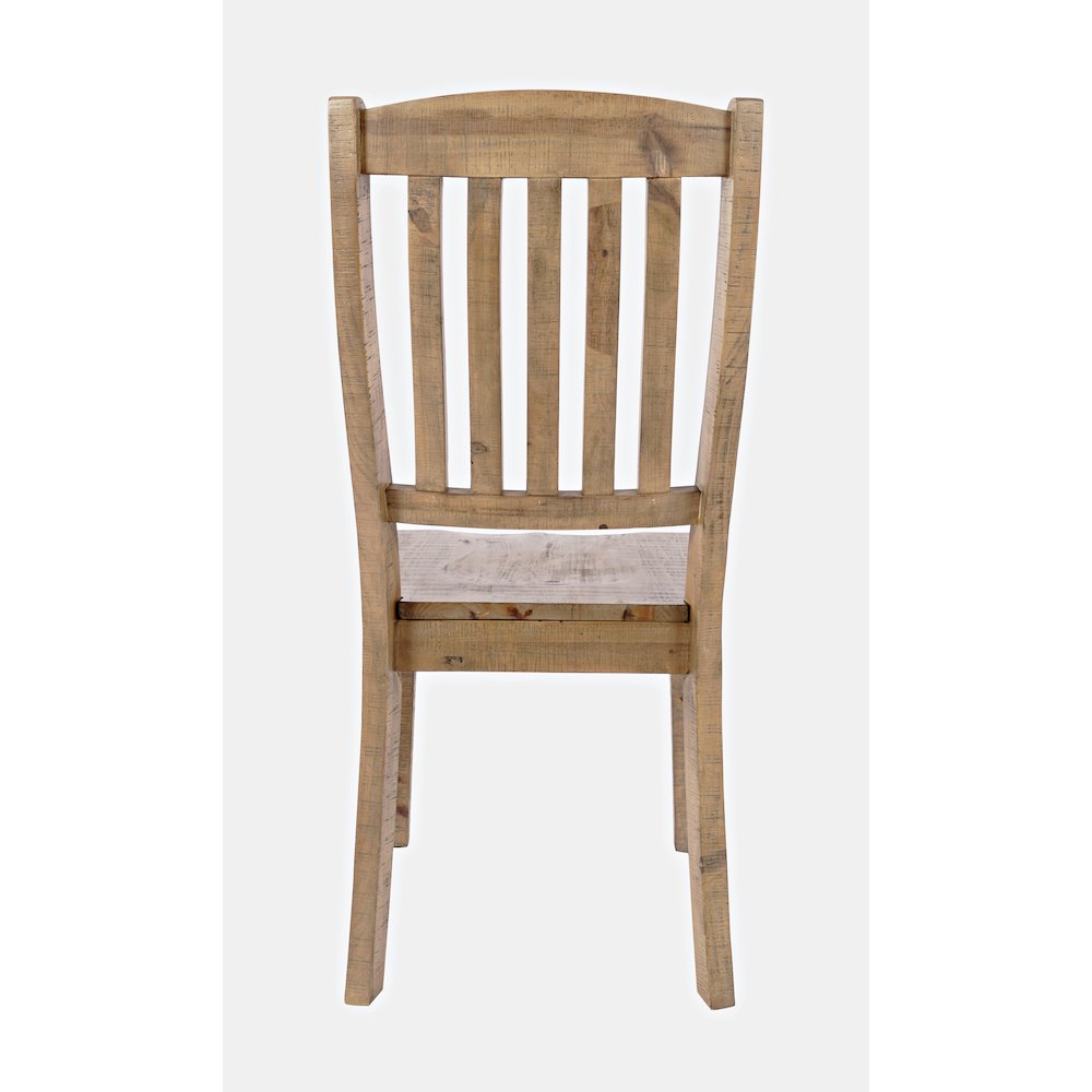 Carlyle Crossing Modern Rustic Solid Wood Slatback Dining Chair (Set of 2). Picture 6