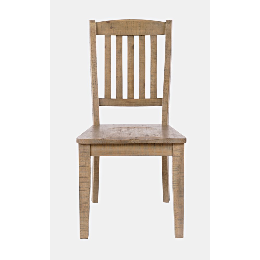 Carlyle Crossing Modern Rustic Solid Wood Slatback Dining Chair (Set of 2). Picture 1