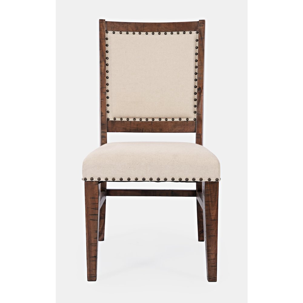 Fairview Transitional Solid Wood Upholstered Side Chair (Set of 2). Picture 2