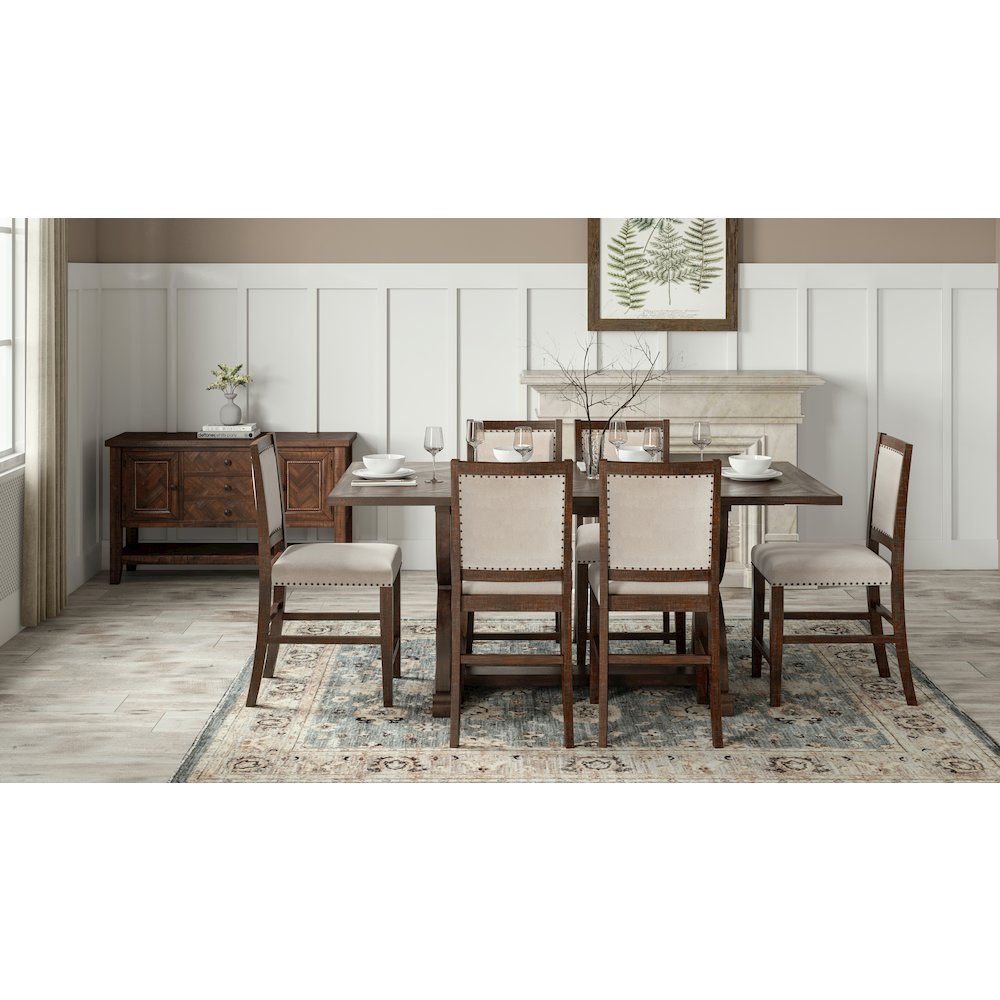 Fairview Transitional Solid Wood Upholstered Side Chair (Set of 2). Picture 7