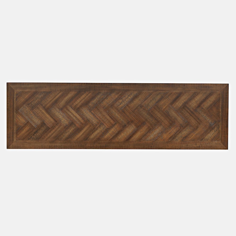 Fairview Modern 60" Chevron Fireplace Console TV Stand with Electric Fireplace. Picture 6