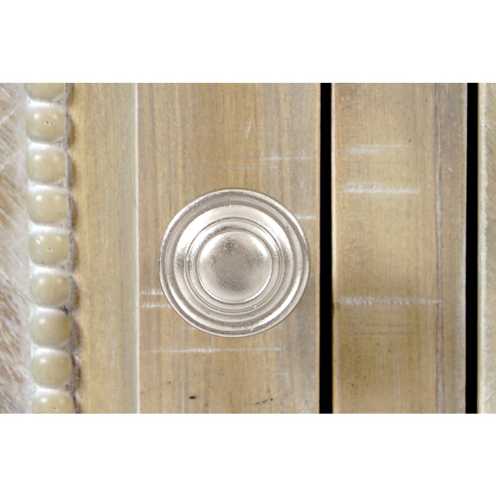 Fairview Transitional Herringbone Modern Distressed Solid Wood Buffet Server. Picture 6