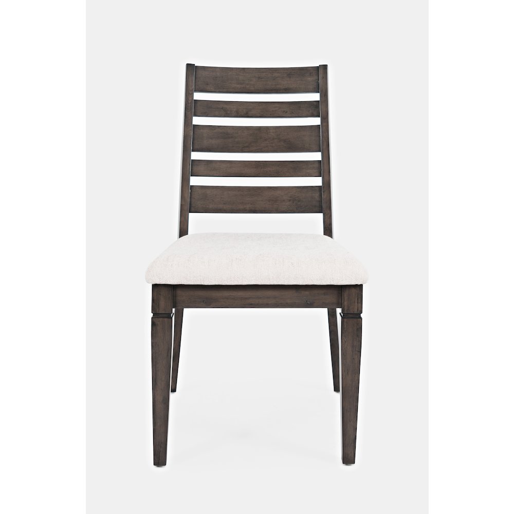 Lincoln Square Contemporary Upholstered Ladderback Chair (Set of 2). Picture 2