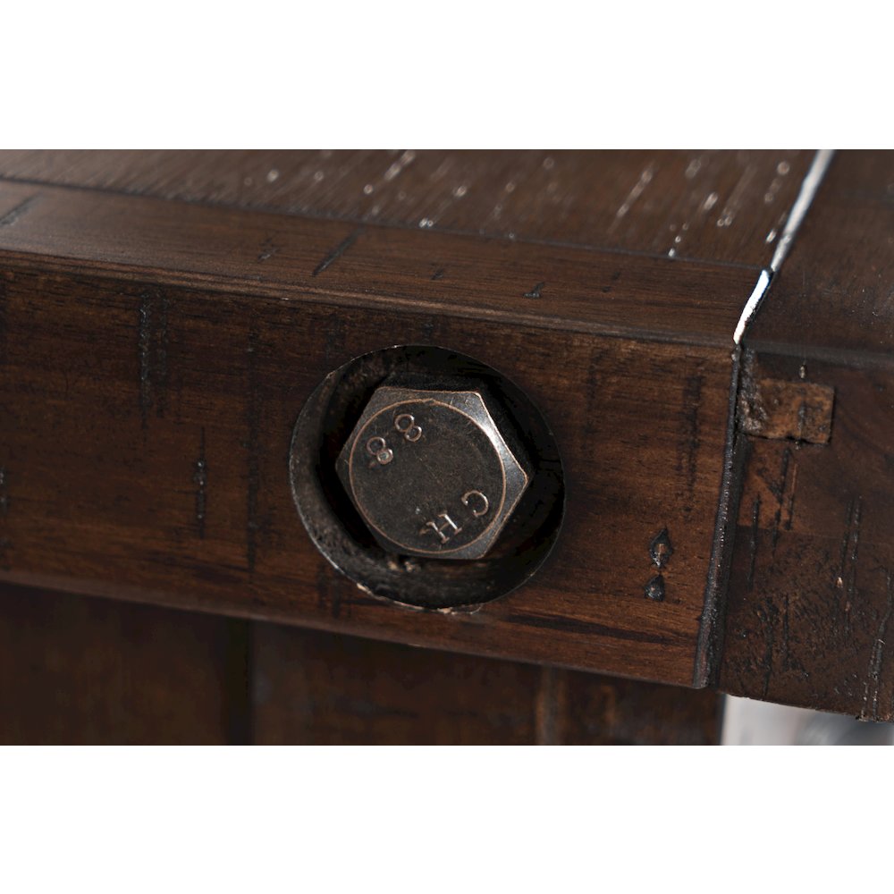 Mission Viejo Distressed 3 Drawer Server. Picture 10