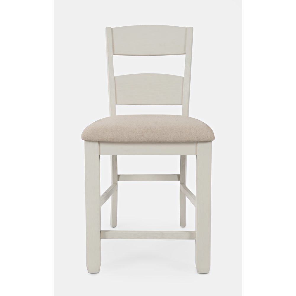 Dana Point Upholstered Ladderback Stool (Set of 2). Picture 1