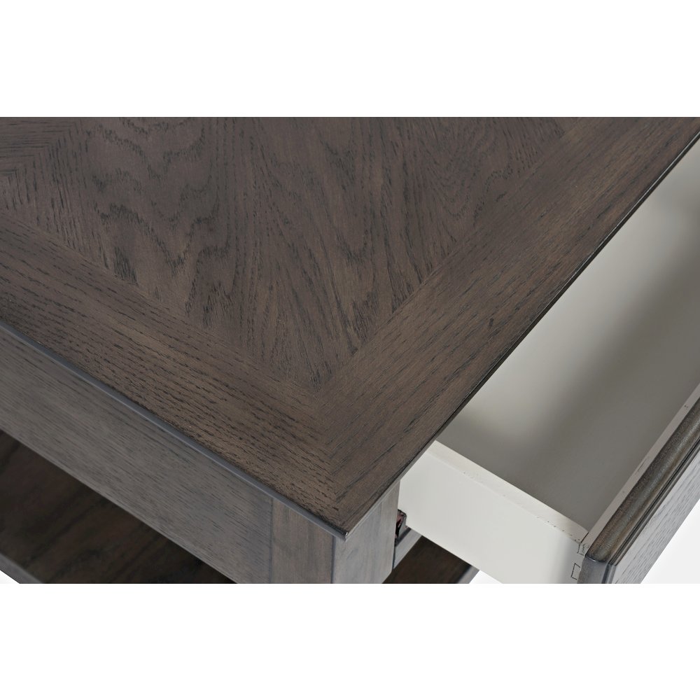 Modern Espresso Four Drawer 44" Coffee Table. Picture 6