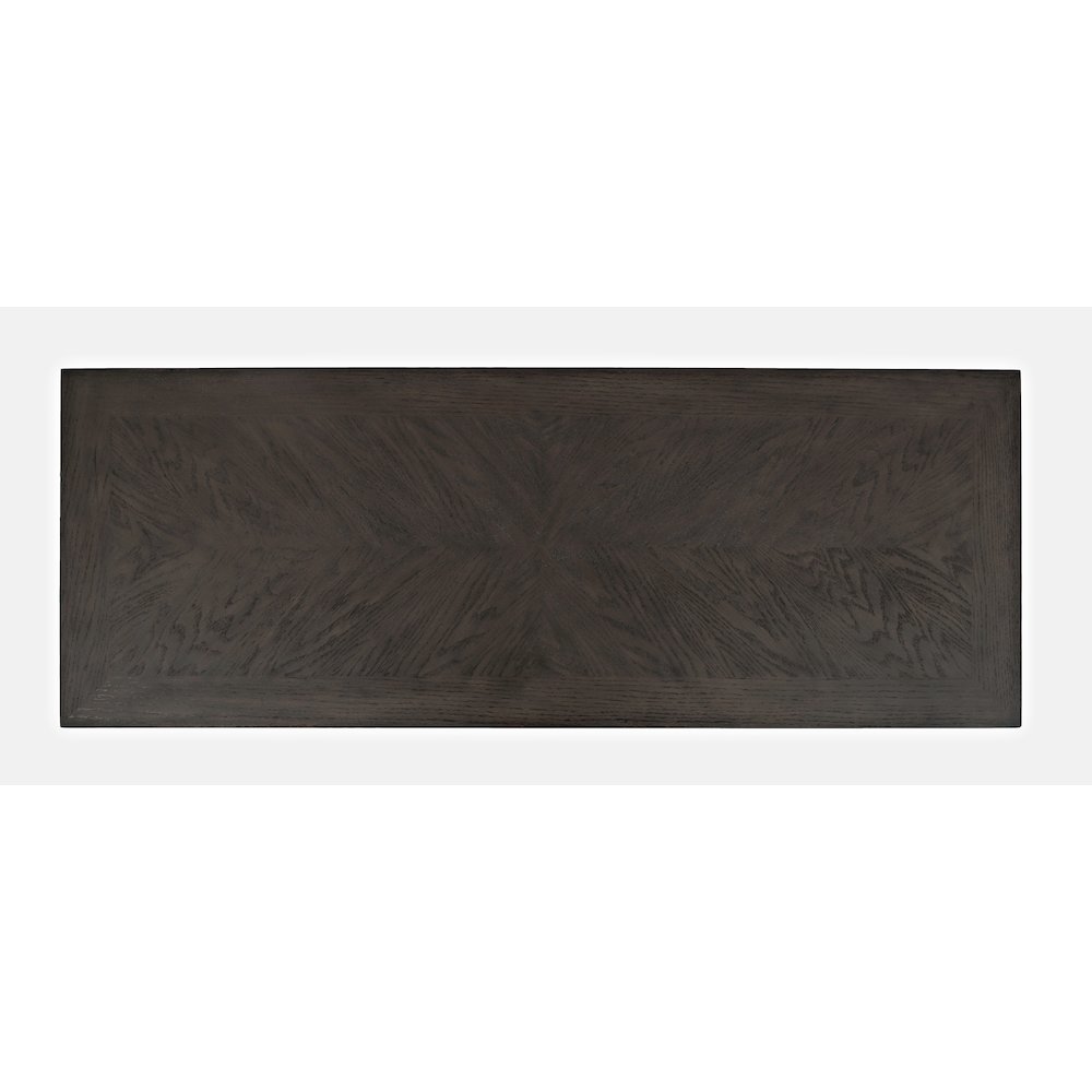 Modern Espresso Traditional 48" Sofa Console Table with Two Drawers. Picture 7