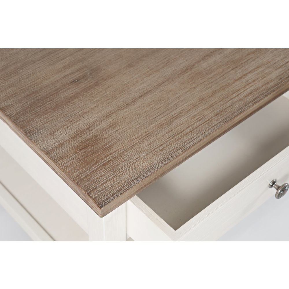 Grafton Farms Country Farmhouse 2 Drawer Coffee Table. Picture 4