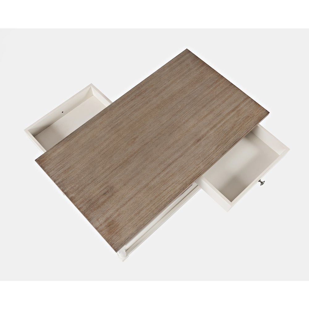 Grafton Farms Country Farmhouse 2 Drawer Coffee Table. Picture 6