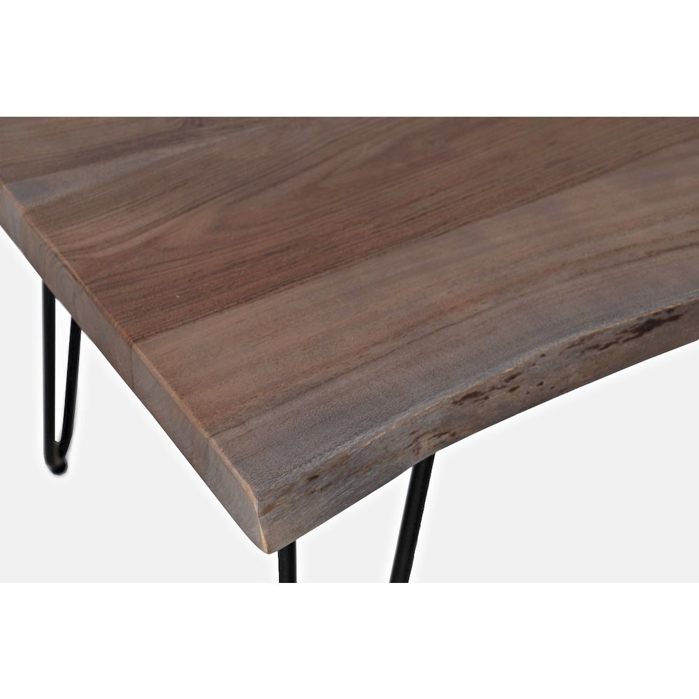 Nature's Edge 50'' Modern Solid Wood Live Edge Coffee Table. Picture 5
