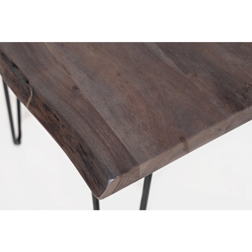 Nature's Edge 24'' Solid Acacia Square End Table. Picture 4
