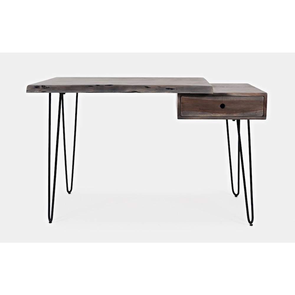 Nature's Edge Solid Acacia Desk with Drawer. Picture 1