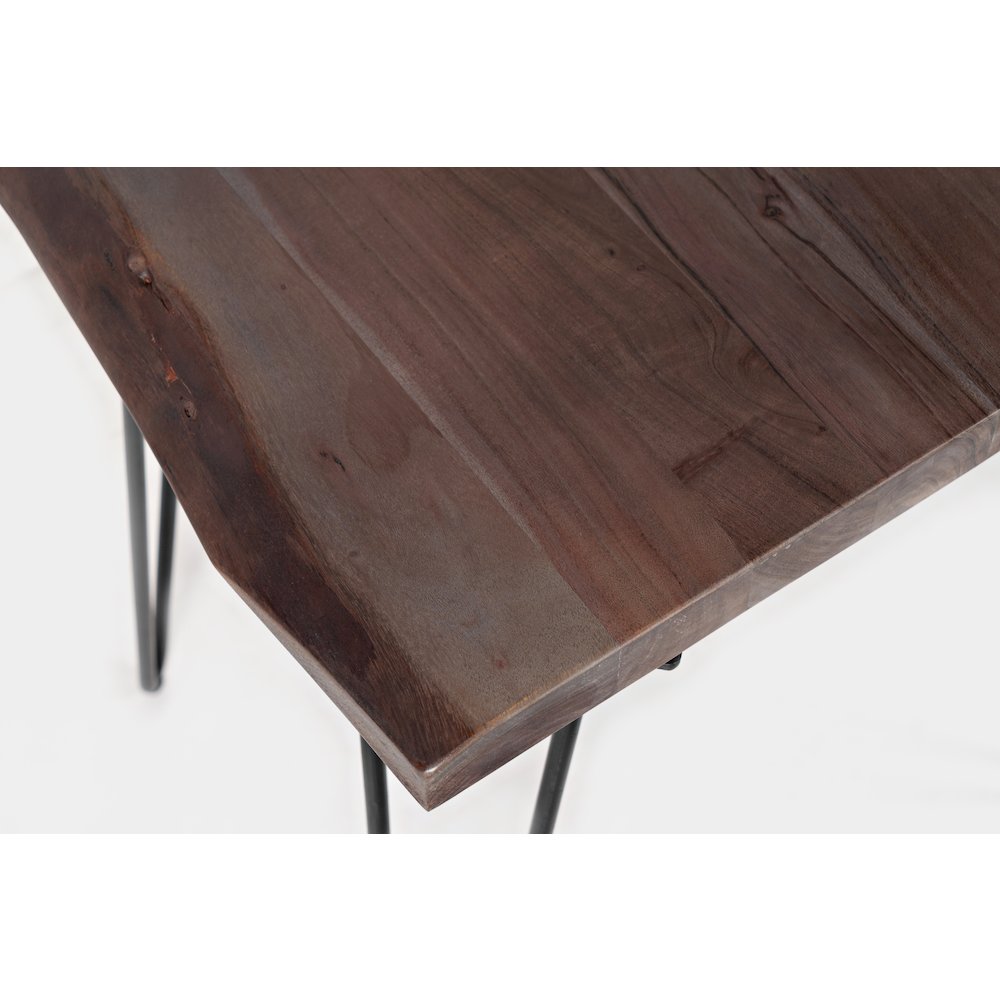 Nature's Edge Solid Acacia Chairside Table. Picture 4