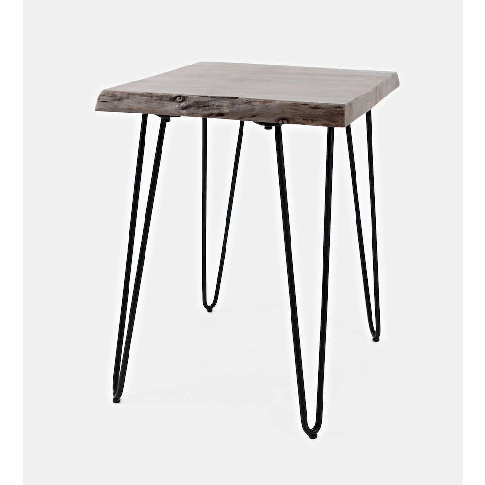 Nature's Edge Solid Acacia Chairside Table. Picture 2