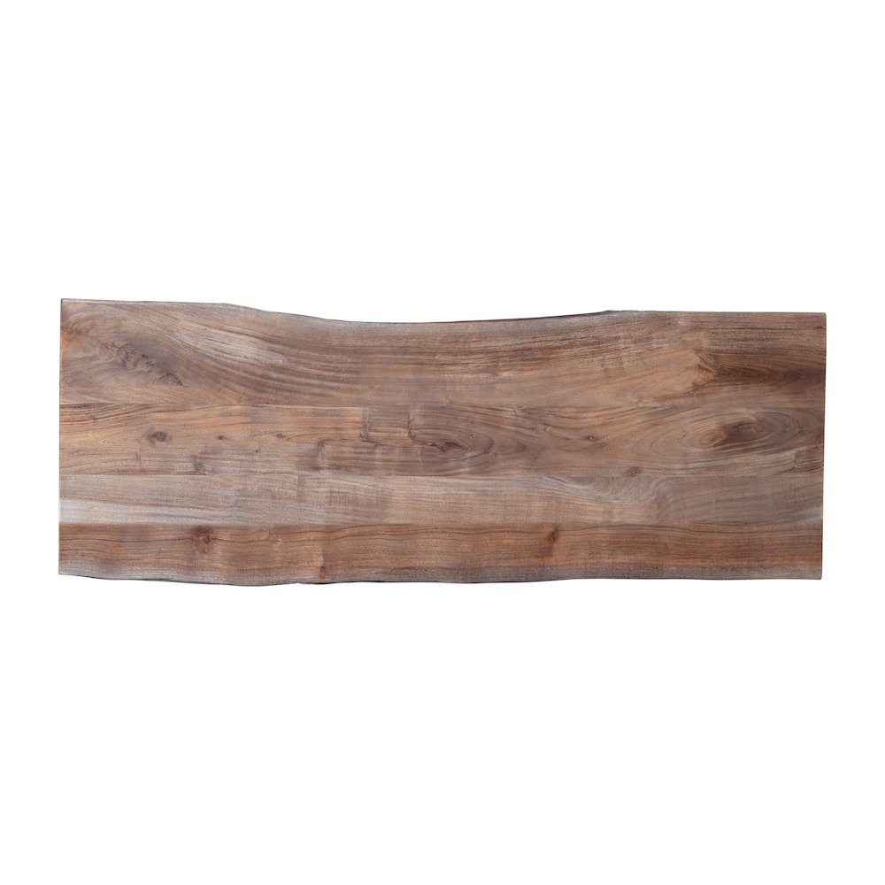 Nature's Edge 48'' Modern Solid Wood Live Edge Bench. Picture 6