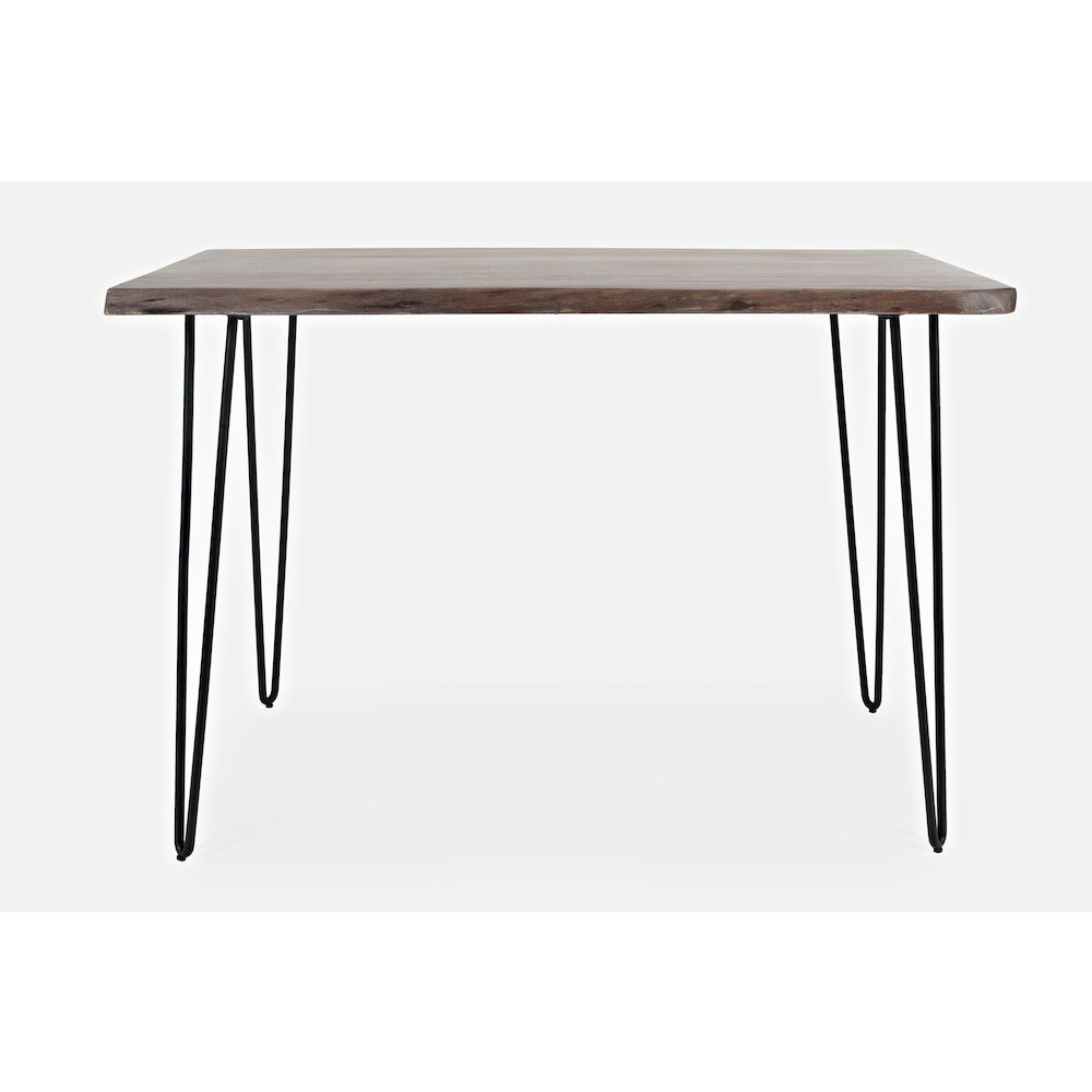Nature's Edge 52'' Modern Solid Wood Live Edge Counter Height Dining Table. Picture 1