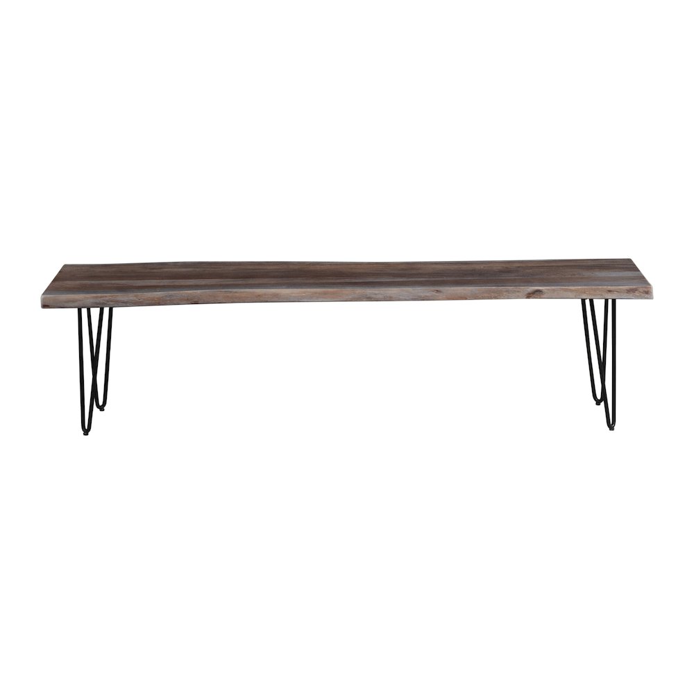 Nature's Edge 70" Solid Acacia Bench. Picture 5