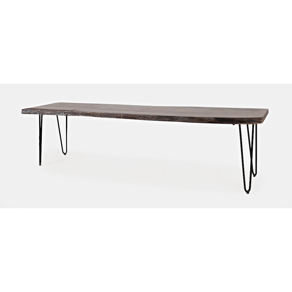 Nature's Edge 70" Solid Acacia Bench. Picture 2