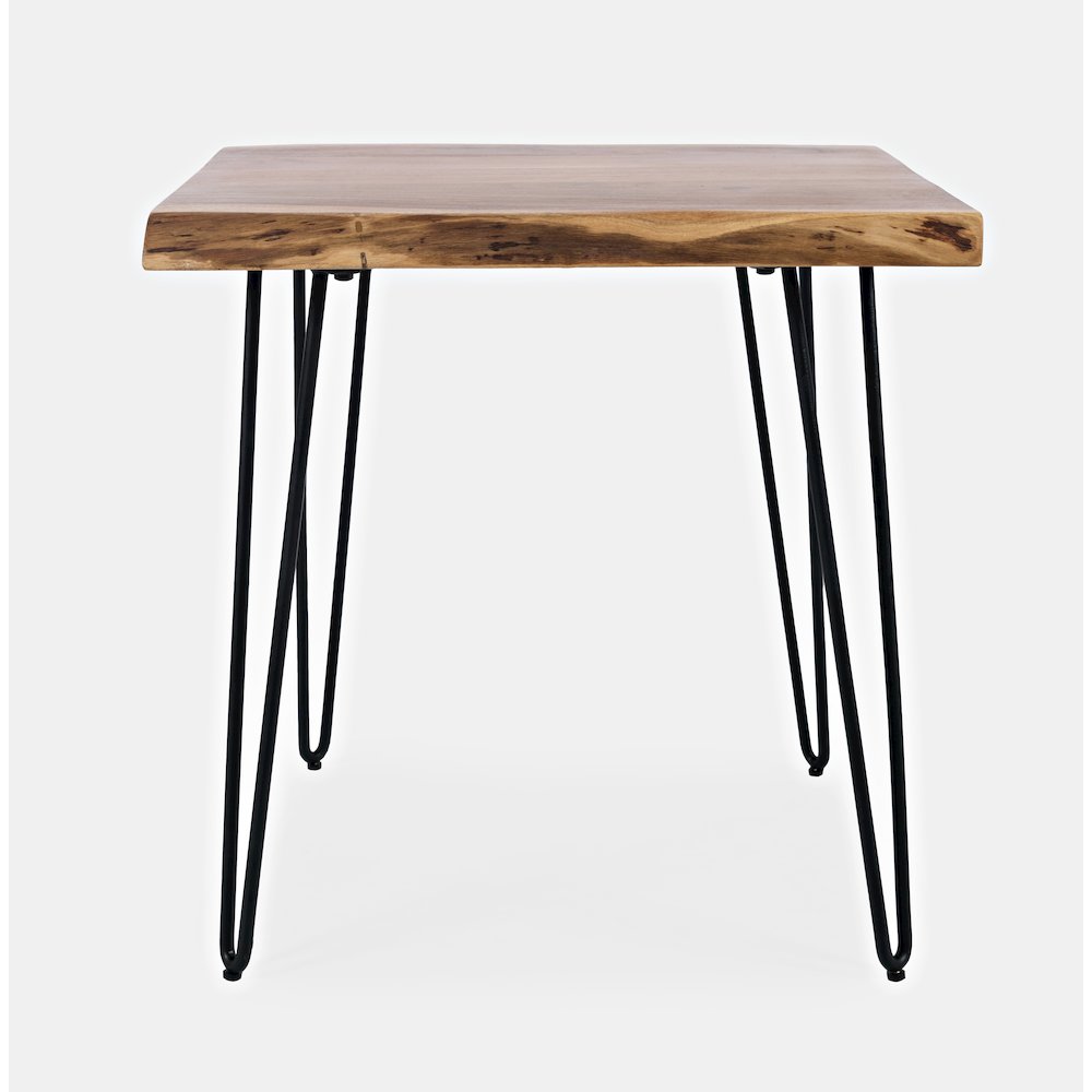 Nature's Edge 24'' Solid Acacia Square End Table. Picture 1
